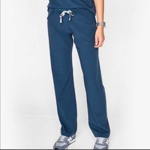 Figs Limited Edition Dark Harbor Livingston Yoga Scrub Pants Women's Size XL